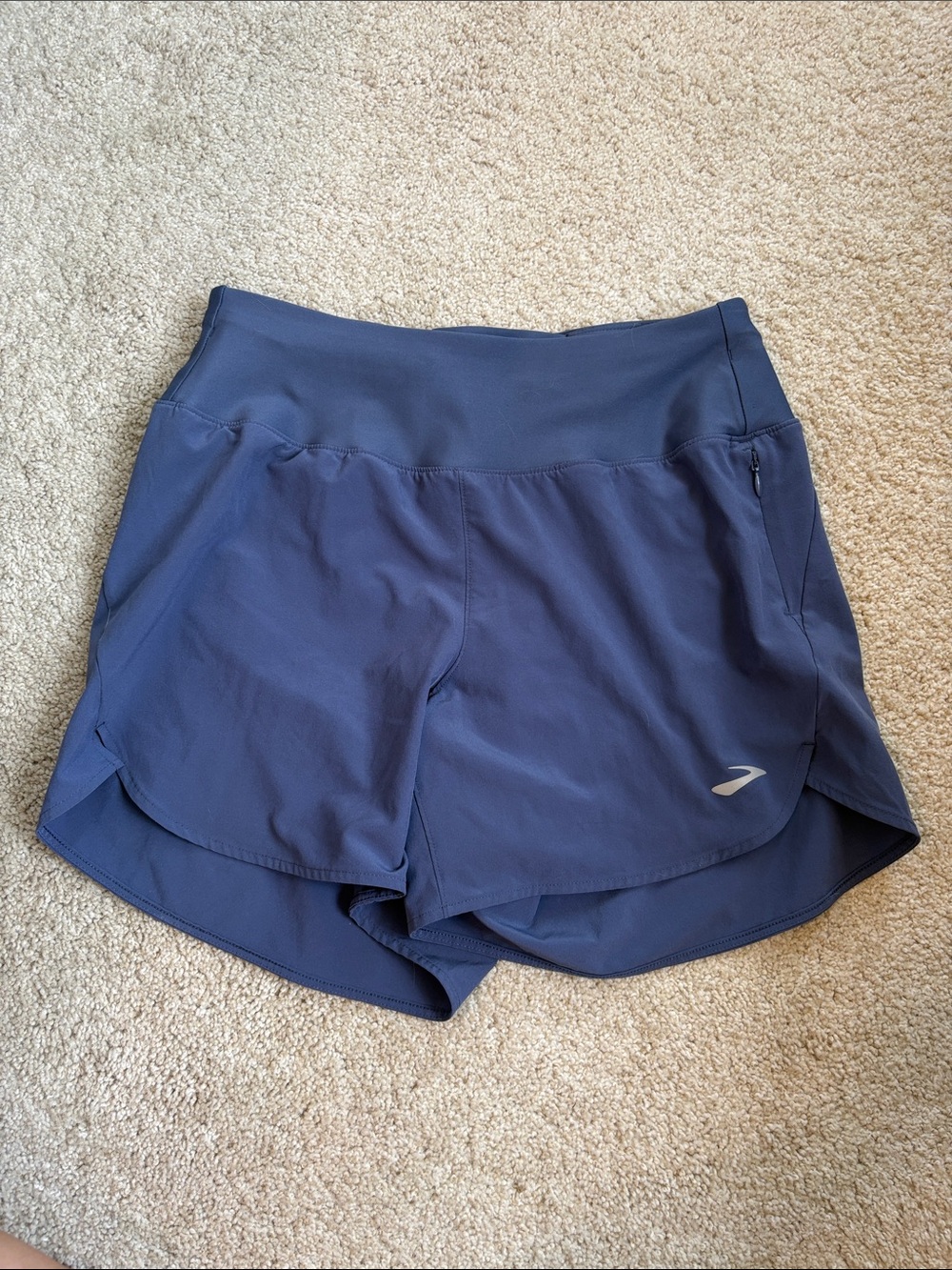 Brooks Women's Athletic Shorts in Blue